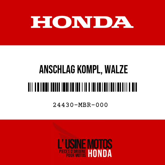 image de 24430-MBR-000 ANSCHLAG KOMPL, WALZE