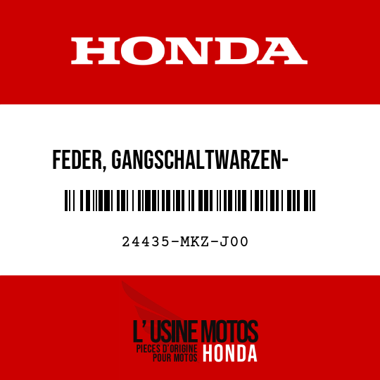 image de 24435-MKZ-J00 FEDER, GANGSCHALTWARZEN-      ANSCHLAG