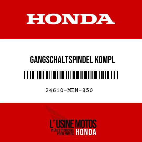 image de 24610-MEN-850 GANGSCHALTSPINDEL KOMPL