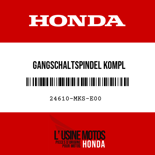 image de 24610-MKS-E00 GANGSCHALTSPINDEL KOMPL