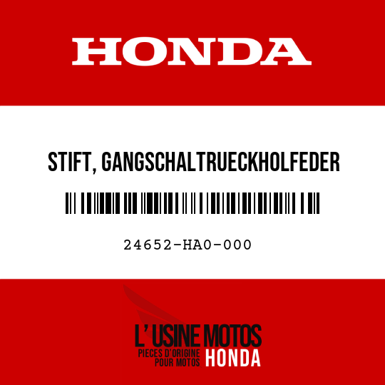 image de 24652-HA0-000 STIFT, GANGSCHALTRUECKHOLFEDER