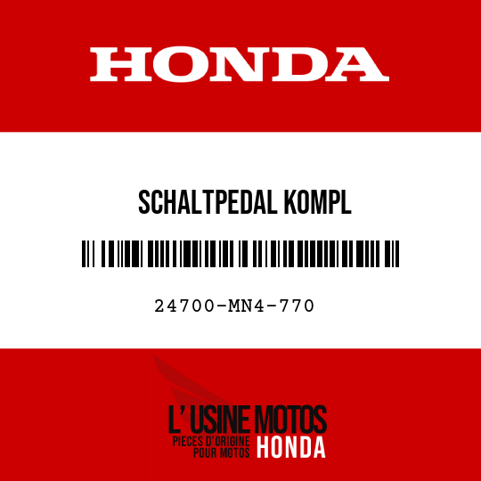 image de 24700-MN4-770 SCHALTPEDAL KOMPL
