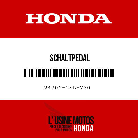 image de 24701-GEL-770 SCHALTPEDAL