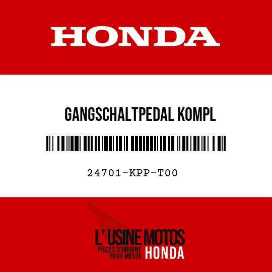 image de 24701-KPP-T00 GANGSCHALTPEDAL KOMPL