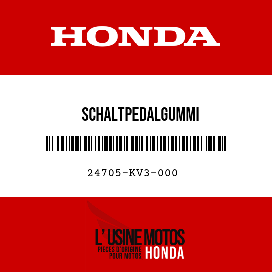 image de 24705-KV3-000 SCHALTPEDALGUMMI