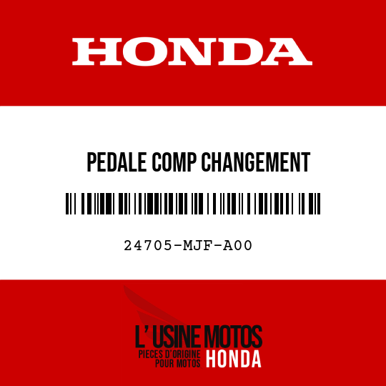 image de 24705-MJF-A00 PEDALE COMP CHANGEMENT
