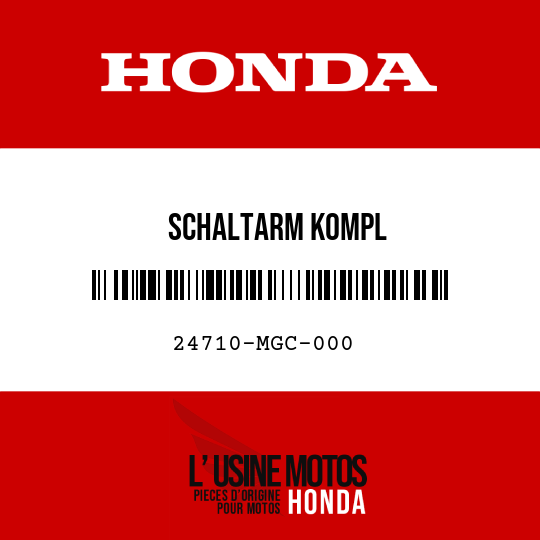 image de 24710-MGC-000 SCHALTARM KOMPL