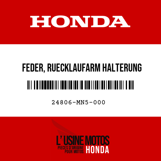 image de 24806-MN5-000 FEDER, RUECKLAUFARM HALTERUNG