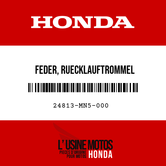 image de 24813-MN5-000 FEDER, RUECKLAUFTROMMEL