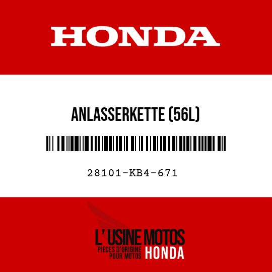 image de 28101-KB4-671 ANLASSERKETTE (56L)