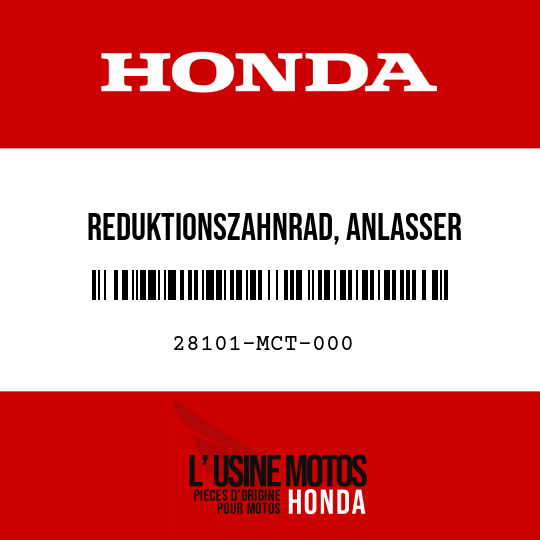 image de 28101-MCT-000 REDUKTIONSZAHNRAD, ANLASSER (50T/10T)