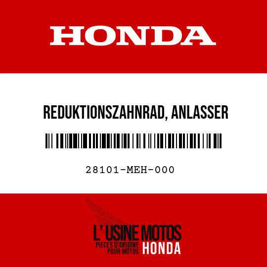 image de 28101-MEH-000 REDUKTIONSZAHNRAD, ANLASSER (57T/15T)
