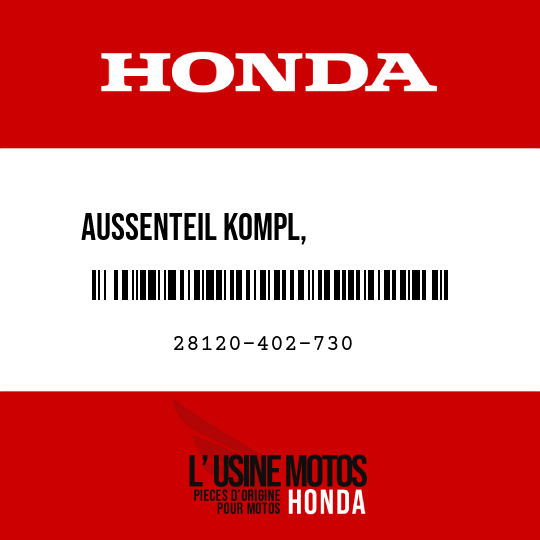 image de 28120-402-730 AUSSENTEIL KOMPL,            ANLASSERKUPPLUNG
