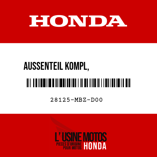 image de 28125-MBZ-D00 AUSSENTEIL KOMPL,            ANLASSERKUPPLUNG (NSK)