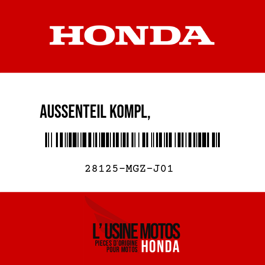 image de 28125-MGZ-J01 AUSSENTEIL KOMPL,            ANLASSERKUPPLUNG