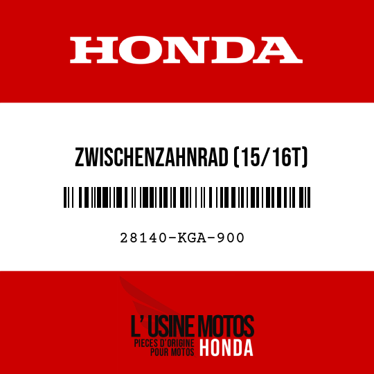 image de 28140-KGA-900 ZWISCHENZAHNRAD (15/16T)