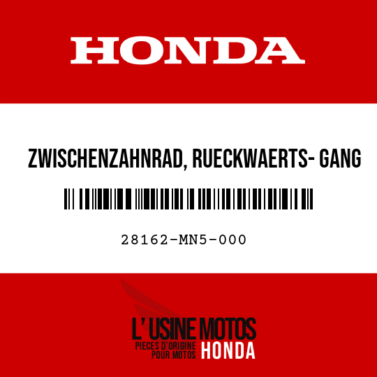 image de 28162-MN5-000 ZWISCHENZAHNRAD, RUECKWAERTS- GANG (46T)