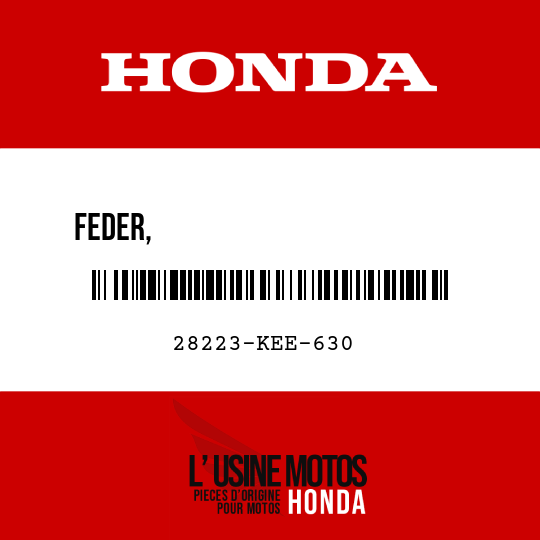 image de 28223-KEE-630 FEDER,                        KICKSTARTER-ABTRIEBSZAHNRAD