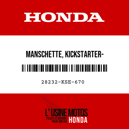 image de 28232-KSE-670 MANSCHETTE, KICKSTARTER- ZWISCHENRAD