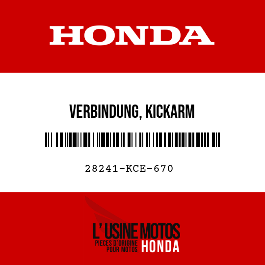image de 28241-KCE-670 VERBINDUNG, KICKARM