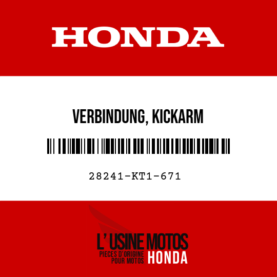 image de 28241-KT1-671 VERBINDUNG, KICKARM