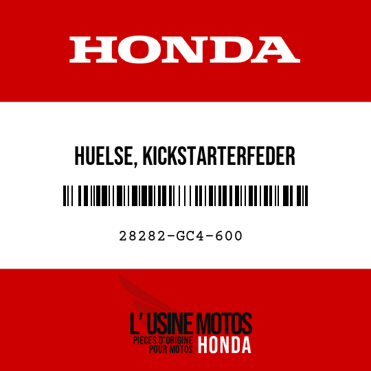 image de 28282-GC4-600 HUELSE, KICKSTARTERFEDER