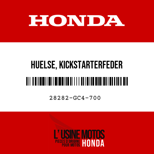 image de 28282-GC4-700 HUELSE, KICKSTARTERFEDER