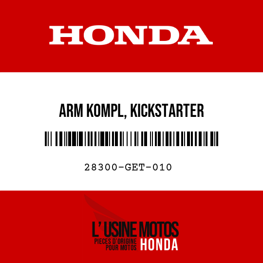 image de 28300-GET-010 ARM KOMPL, KICKSTARTER