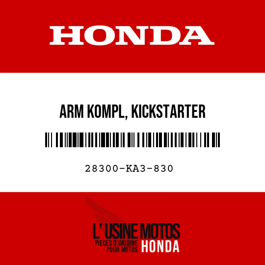 image de 28300-KA3-830 ARM KOMPL, KICKSTARTER