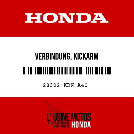 image de 28302-KRN-A40 VERBINDUNG, KICKARM