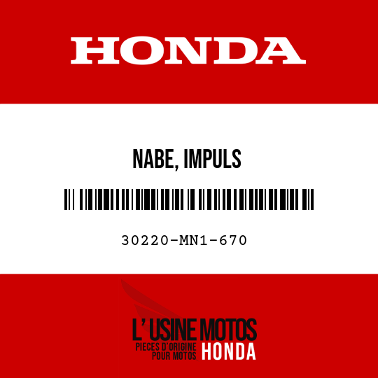 image de 30220-MN1-670 NABE, IMPULS