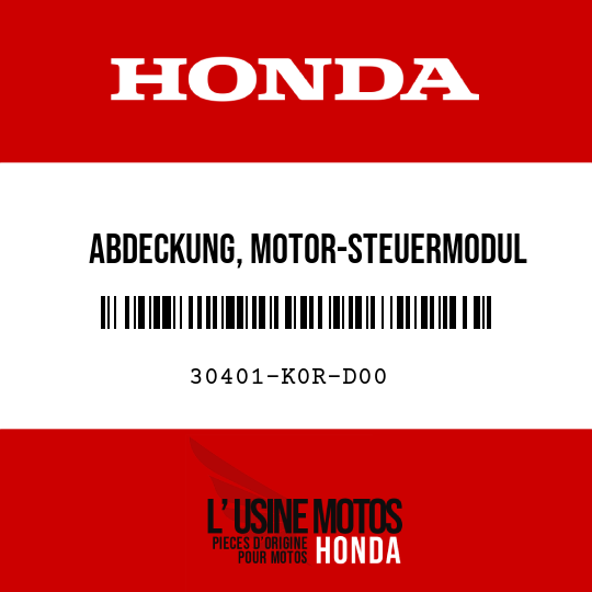 image de 30401-K0R-D00 ABDECKUNG, MOTOR-STEUERMODUL
