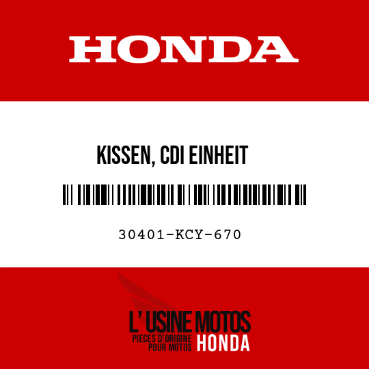 image de 30401-KCY-670 KISSEN, CDI EINHEIT