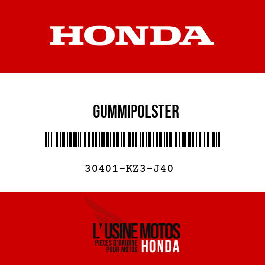 image de 30401-KZ3-J40 GUMMIPOLSTER