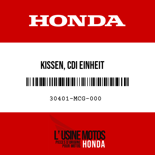 image de 30401-MCG-000 KISSEN, CDI EINHEIT