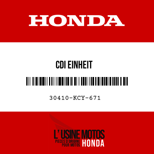 image de 30410-KCY-671 CDI EINHEIT