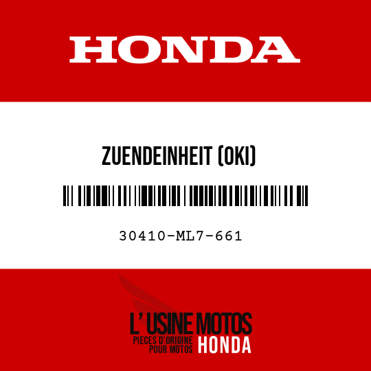image de 30410-ML7-661 ZUENDEINHEIT (OKI)
