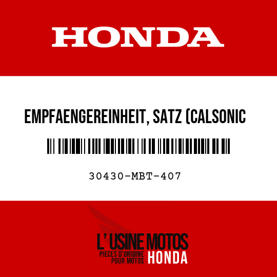 image de 30430-MBT-407 EMPFAENGEREINHEIT, SATZ (CALSONIC KANSEI)