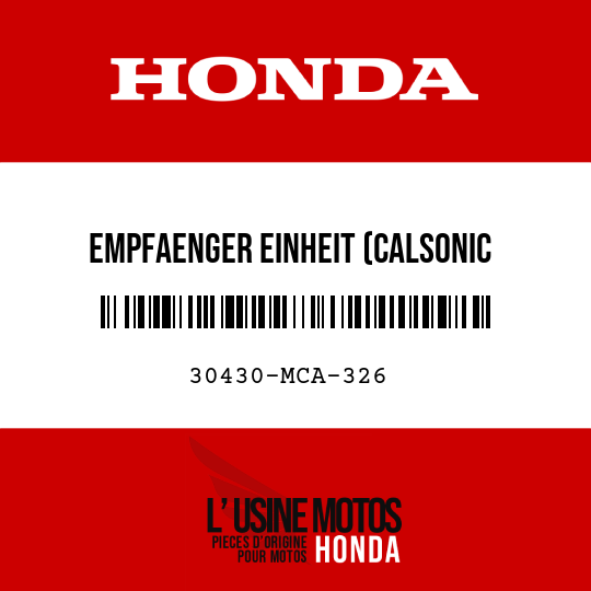 image de 30430-MCA-326 EMPFAENGER EINHEIT (CALSONIC KANSEI)