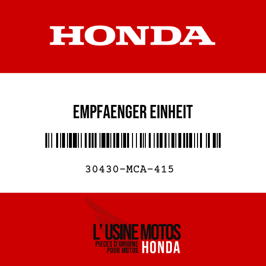 image de 30430-MCA-415 EMPFAENGER EINHEIT