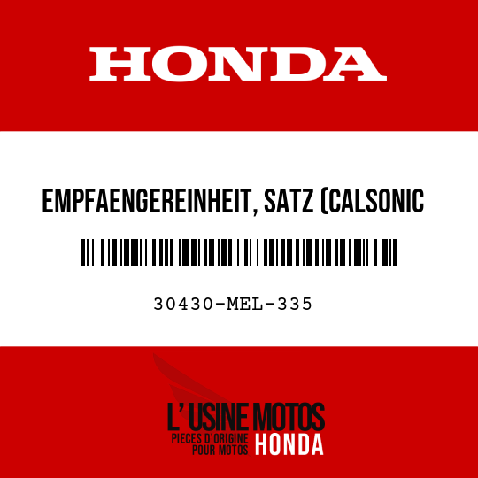 image de 30430-MEL-335 EMPFAENGEREINHEIT, SATZ (CALSONIC KANSEI)