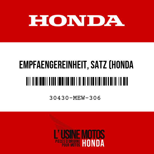 image de 30430-MEW-306 EMPFAENGEREINHEIT, SATZ (HONDA LOCK)
