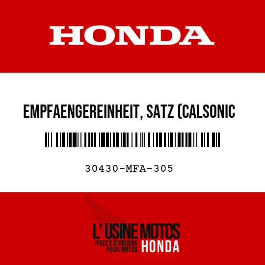 image de 30430-MFA-305 EMPFAENGEREINHEIT, SATZ (CALSONIC KANSEI)