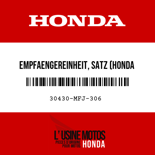 image de 30430-MFJ-306 EMPFAENGEREINHEIT, SATZ (HONDA LOCK)