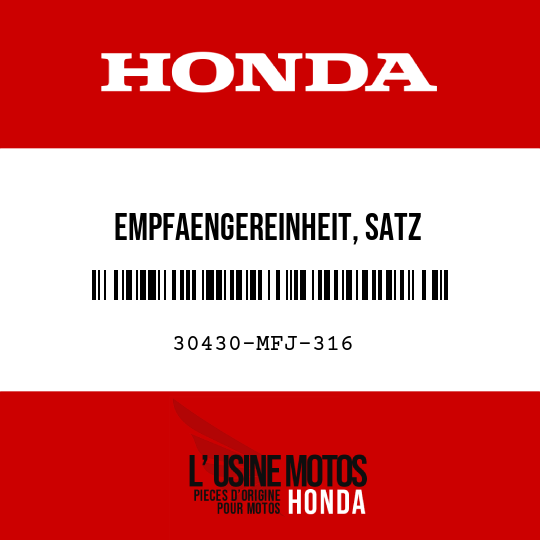 image de 30430-MFJ-316 EMPFAENGEREINHEIT, SATZ