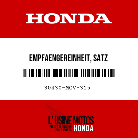 image de 30430-MGV-315 EMPFAENGEREINHEIT, SATZ