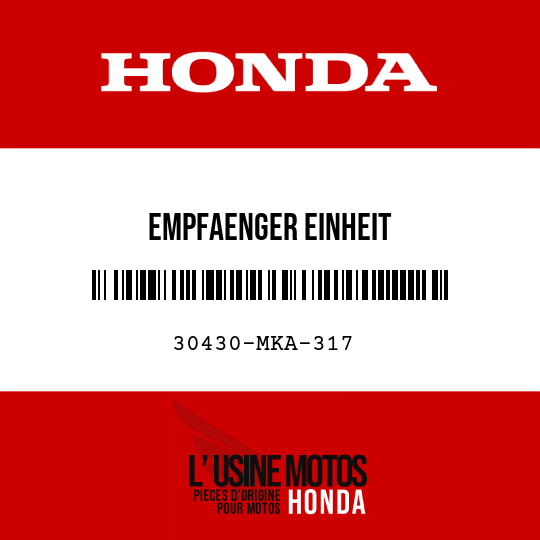 image de 30430-MKA-317 EMPFAENGER EINHEIT