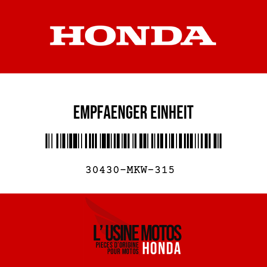 image de 30430-MKW-315 EMPFAENGER EINHEIT