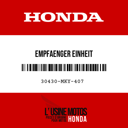 image de 30430-MKY-407 EMPFAENGER EINHEIT