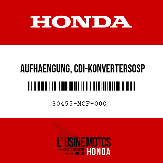 image de 30455-MCF-000 AUFHAENGUNG, CDI-KONVERTERSOSP